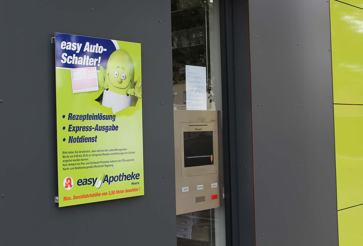 easyApotheke Modul - Drive-in-Schalter